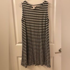 LOFT Sleeveless Swing Dress